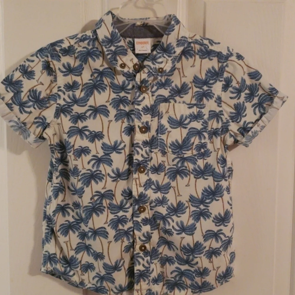 Gymboree Palm Tree Hawaiian Shirt